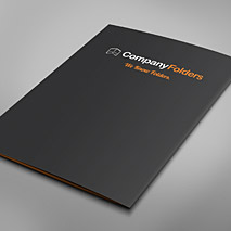 Back Cover Folder Mockup Template