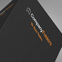 Upper Tent Position Folder Mockup Template