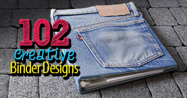 102 Incredibly Cool Binder Design Ideas