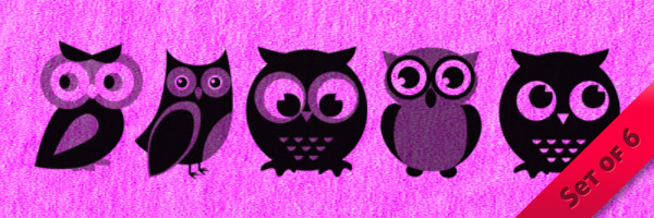 Cartoon Owl Brushes