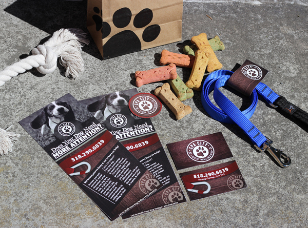 Spa City Dog Walkers Identity Design