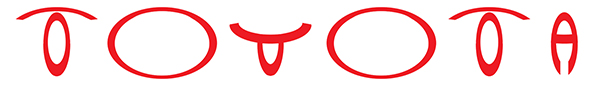 Word Toyota Hidden in Logo