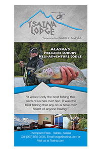 Tsaina Lodge Rack Card