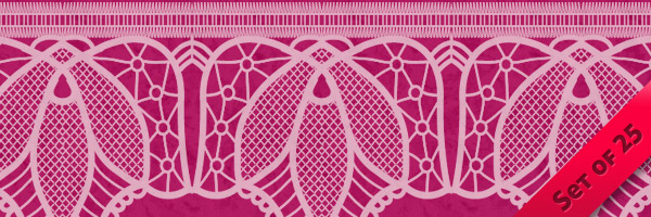 25 Lace Design Brushes