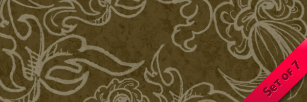 High-Res Hand Drawn Ornaments 2