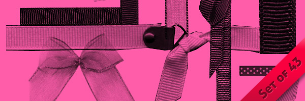 Decorative Ribbon Brushes