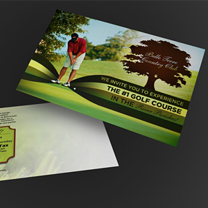 Golf Postcard