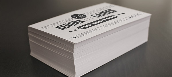Free business cards look cheap and unprofessional