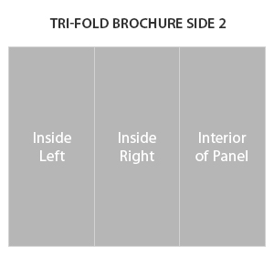 Trifold brochure side 2