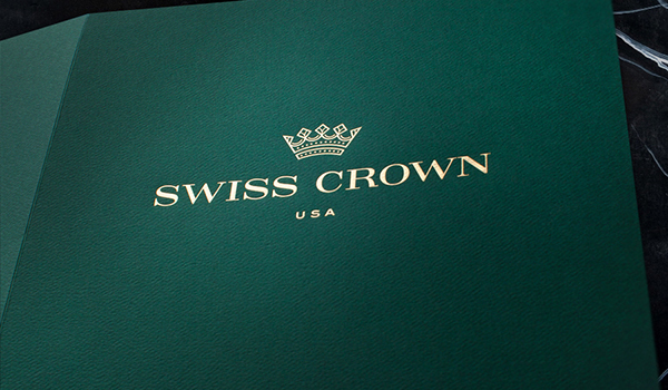 High-Quality, Luxury Presentation Folder for Swiss Crown USA