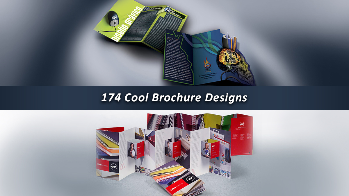 174 Coolest Brochure Designs for Creative Inspiration