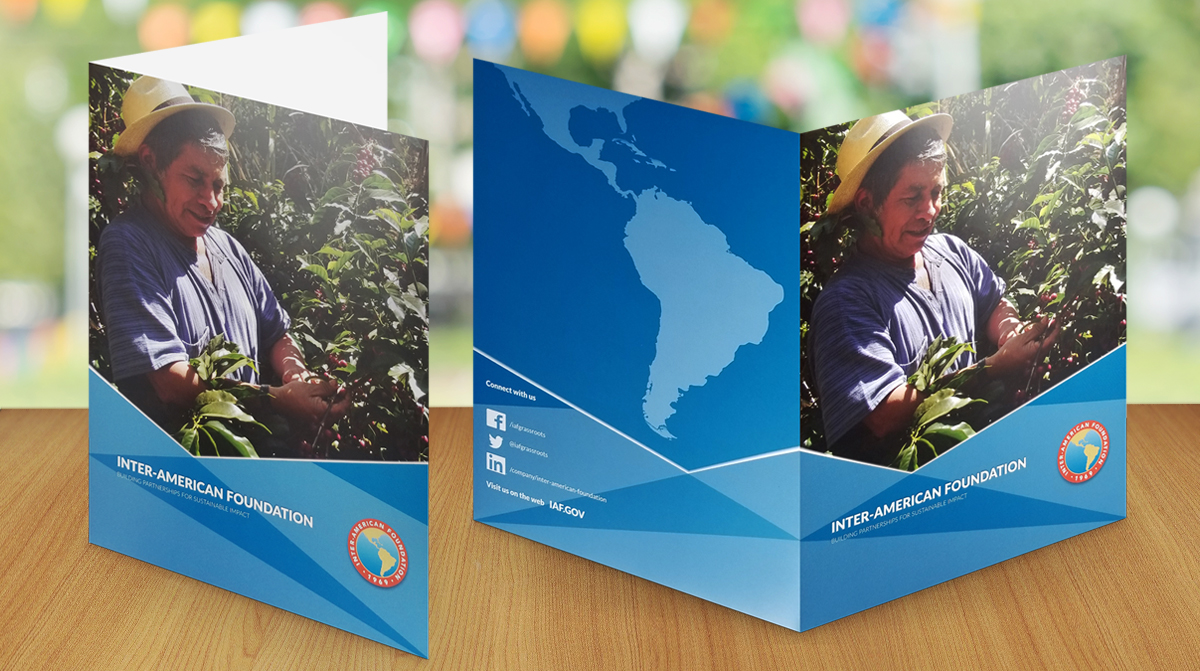 IAF’s printed folders