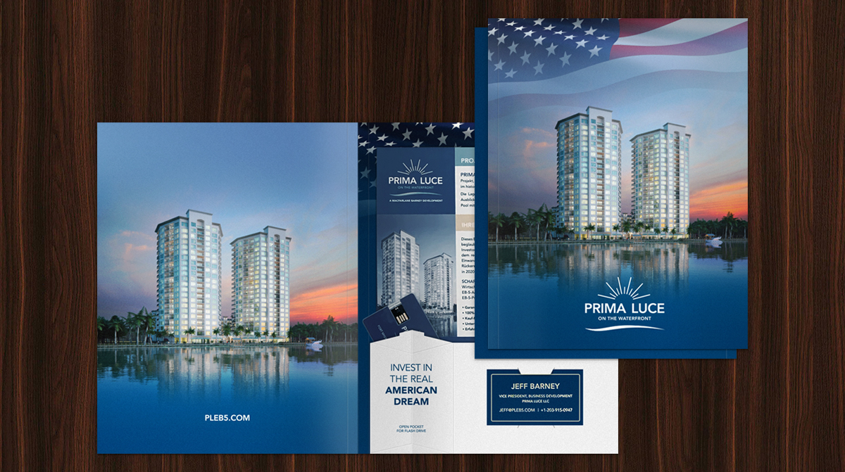 Presentation Folder with USB Holder