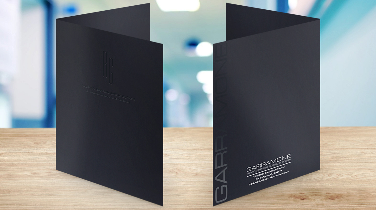 Presentation Folders Designed for Plastic Surgeon