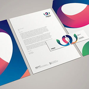 Letterhead - Colorful Design