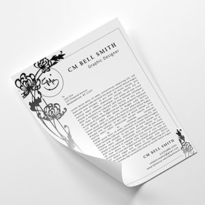 Letterhead - Personal Designer Cover Letter
