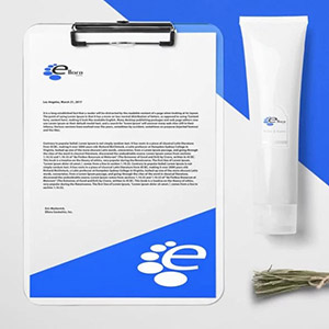 Letterhead - Blue Beauty Products
