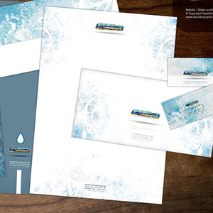 Letterhead - Blue Water Arabic