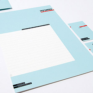 Letterhead - Blue and Red