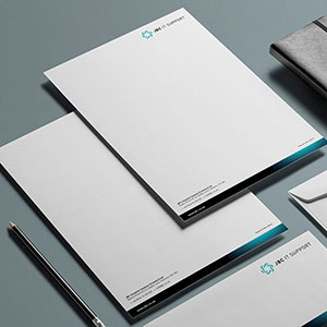 Letterhead - Blue Sun IT Support
