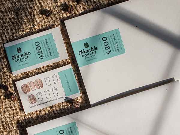 Letterhead - Coffee Shop Teal