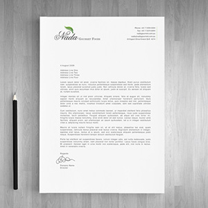 Letterhead - Food Leaf