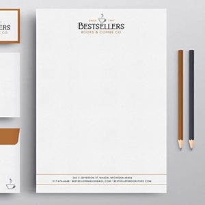 Letterhead - Book and Coffee Shop