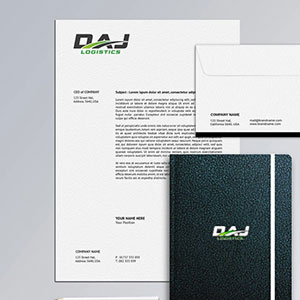 Letterhead - Logistics Green