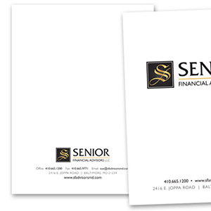 Letterhead - Black and Gold Financial