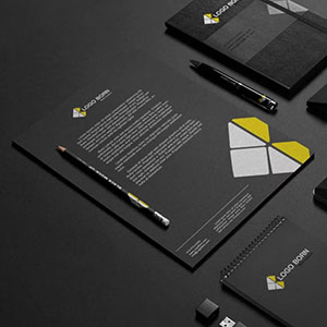 Letterhead - Black and Yellow Logo