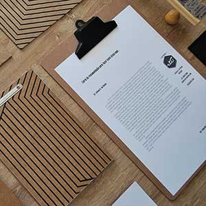 Letterhead - Black and White