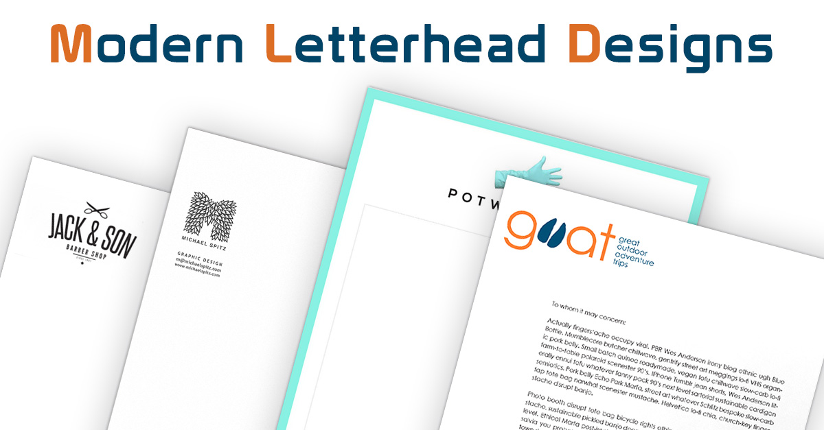 Business Letterhead Examples: 211 Inspiring Designs for Brand Trust