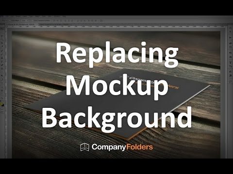 Replacing PSD Mockup Template Backgrounds (3/3)