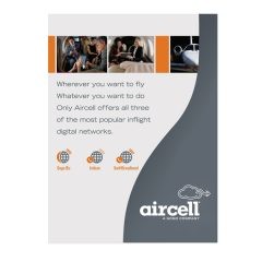 Aircell Single-Pocket Presentation Folder (Front View)