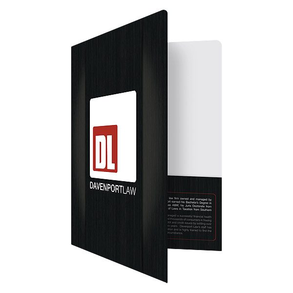 Davenport Lawyers Presentation Folder (Front Open View)