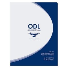 Onnik Dental Lab Dentist Presentation Folder (Front View)