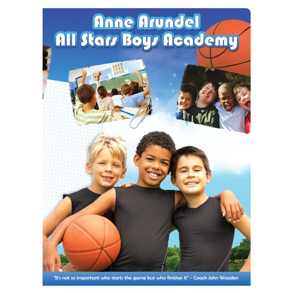 All Stars Boys Academy Presentation Folder (Front View)
