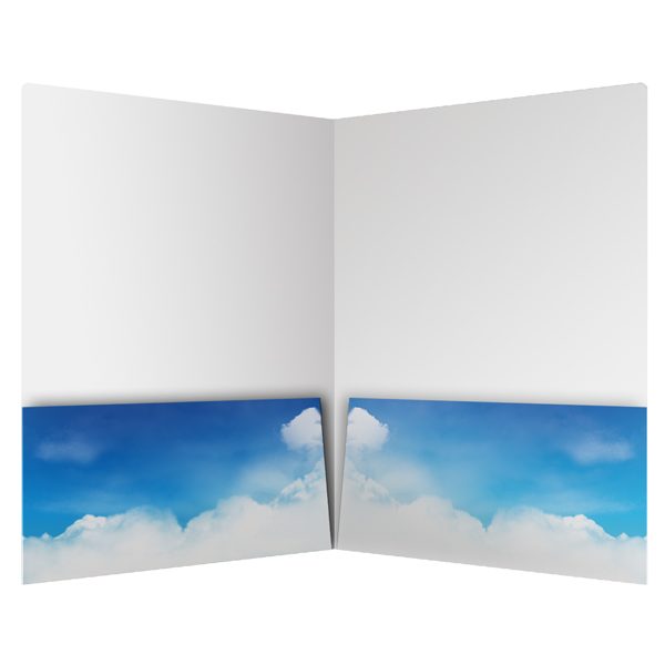 All Stars Boys Academy Clouds Pocket Folder (Inside View)