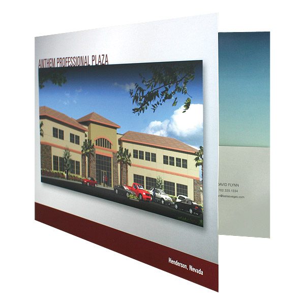 Professional Pocket Folders for Anthem Plaza (Front Open View)