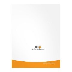 Advanced Orthodontic Care Presentation Folder (Front View)