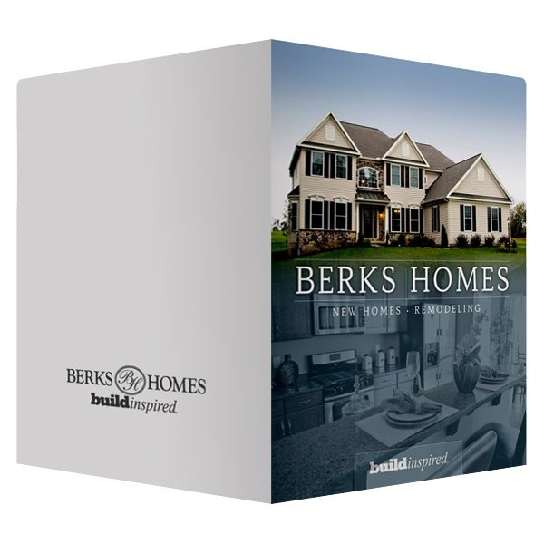 Berks Home Builders Marketing Folder (Front and Back View)