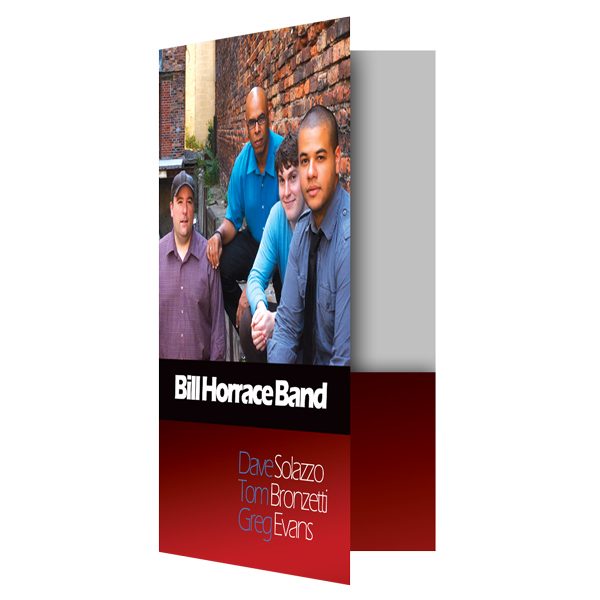 Bill Horrace Band Pocket Folder (Front Open View)