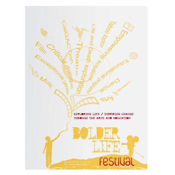 BolderLife Festival Artistic Presentation Folder (Front View)