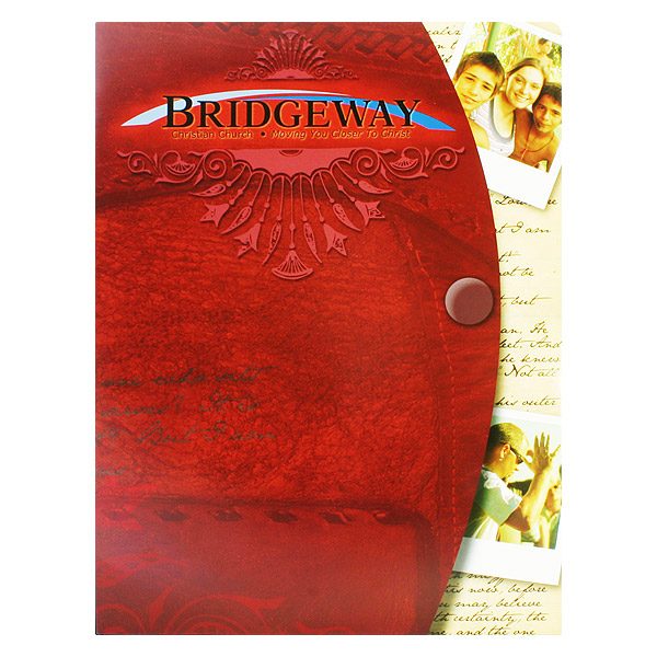 Bridgeway Christian Church Visitor Folder (Front View)