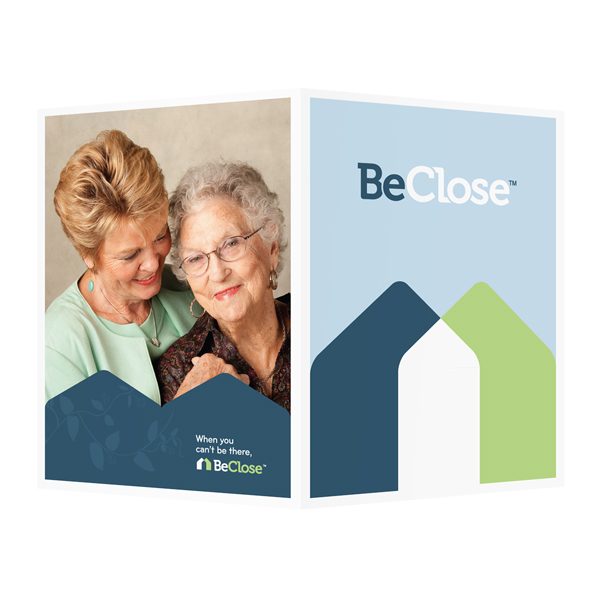 BeClose Senior Home Presentation Folder (Front and Back View)