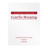 Castle Roofing Company Presentation Folder