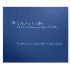 Columbia University Paper Photo Folder (Front View)