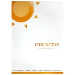 EMC Outdoor Advertising Presentation Folder (Front View)