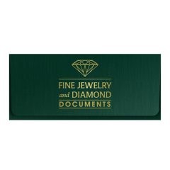 Fisher Diamonds Jeweler Document Folder (Front View)