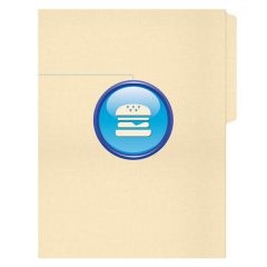 The Hamburger Company Embossed File Folder (Front View)